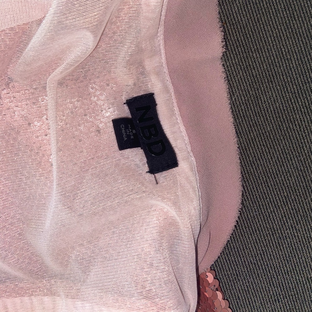 NBD Pink Sequin Mini Dress - Picture 5 of 9